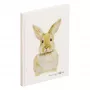 PAGNA Cuaderno Hase A5 punteado beige tapa dura 128 páginas