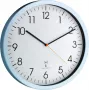 TFA 60.3517.55 Reloj de pared - cuarzo - azul - aluminio - cristal - 30 cm