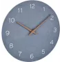 TFA 60.3054.06 Reloj de pared analógico azul pizarra madera