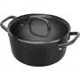 Olla sopera ZWILLING Milano con tapa de cristal 24 cm, Negro