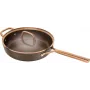 Sartén salteadora ZWILLING Milano con tapa de cristal 28 cm, Marrón