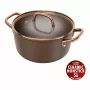 Olla sopera ZWILLING Milano con tapa de cristal 24 cm, Marrón