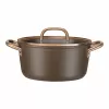 Olla sopera ZWILLING Milano con tapa de cristal 24 cm, Marrón