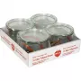 Tarros WECK borde redondo Tulpe 0,5L pack de 4