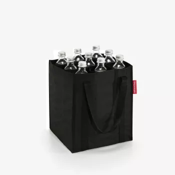 Reisenthel Bottlebag Black bolsa de poliéster para mujer