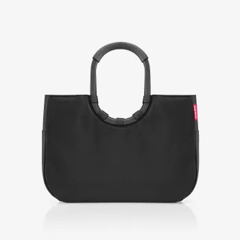 Bolsa de la compra Reisenthel Loopshopper L Negra 25L asas de aluminio