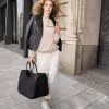 Bolsa de la compra Reisenthel Loopshopper L Negra 25L asas de aluminio
