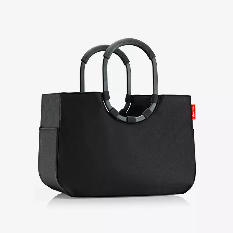Bolsa de la compra Reisenthel Loopshopper L Negra 25L asas de aluminio