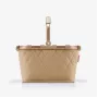 Cesta de la compra Reisenthel Carrybag Frame Rhombus ginger, estructura de aluminio, 22 l (BK6046)