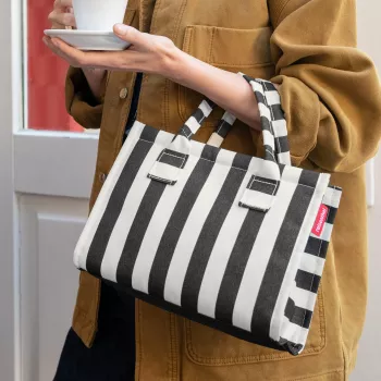 Reisenthel dailyshopper XS summerstripes negro