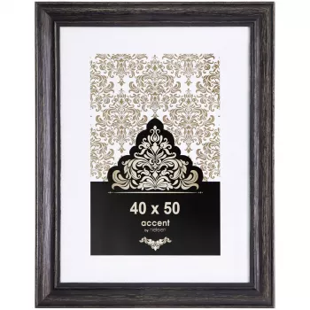 Nielsen Accent Vintage 40x50 marco de fotos de madera negro