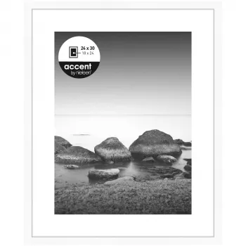 NIELSEN DESIGN Aura marco de fotos blanco 24x30 cm madera incl. paspartú 1122001