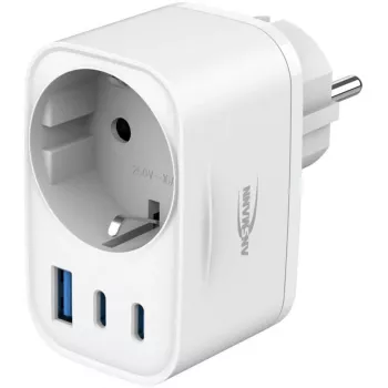 ANSMANN cargador USB HS330 30W 2xUSB-C/USB/30W