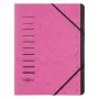 PAGNA 40059-34 carpeta de documentos A4 rosa con goma 320x245x5 mm