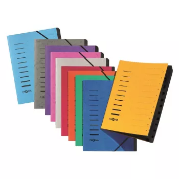 PAGNA 40059-34 carpeta de documentos A4 rosa con goma 320x245x5 mm