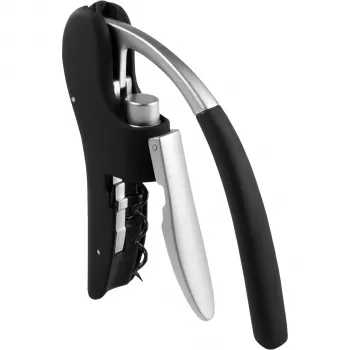 Leopold Vienna sacacorchos de palanca Mini Octopus negro/plata