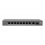 LevelOne switch PoE+ 8xGE PoE/1xGE/1xSFP 120W no gestionado plástico