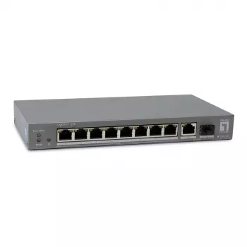 LevelOne switch PoE+ 8xGE PoE/1xGE/1xSFP 120W no gestionado plástico