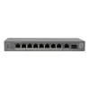 LevelOne switch PoE+ 8xGE PoE/1xGE/1xSFP 120W no gestionado plástico