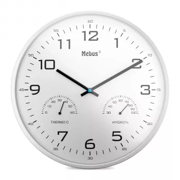 MEBUS 16181 Reloj de pared de cuarzo