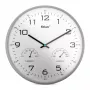 MEBUS 16182 Reloj de pared de cuarzo blanco 25 cm