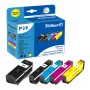 Pelikan P39 Cartucho de tinta compatible multipack pack de 5 para Epson 33XL (negro, cian, magenta, amarillo, negro foto)