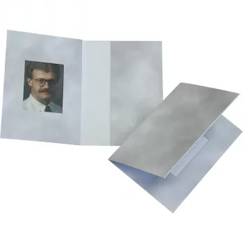 DAIBER 1141 Carpeta para fotos de pasaporte, gris, 31x42 mm, 100 unidades