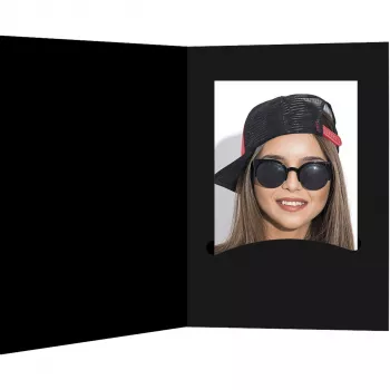 DAIBER Profi-Line Fundas de fotos 4,5x6 cm negro (pack de 100)