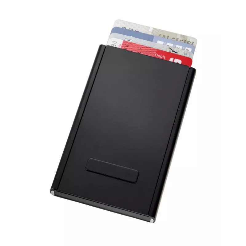 TROIKA SHERLOCK Funda para tarjetas de crédito negro (CCM45/BK)