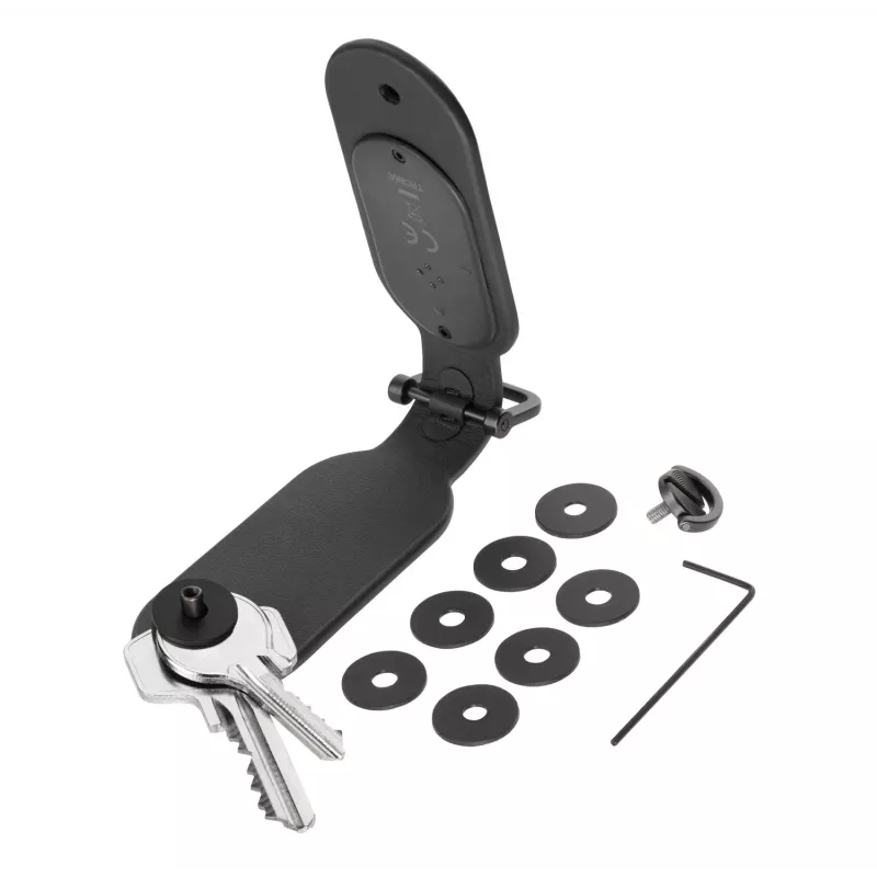 TROIKA TRACK & FIND KEY ORGANIZER (KR26-30/BK) - Organizador de llaves inteligente con localizador Bluetooth, negro