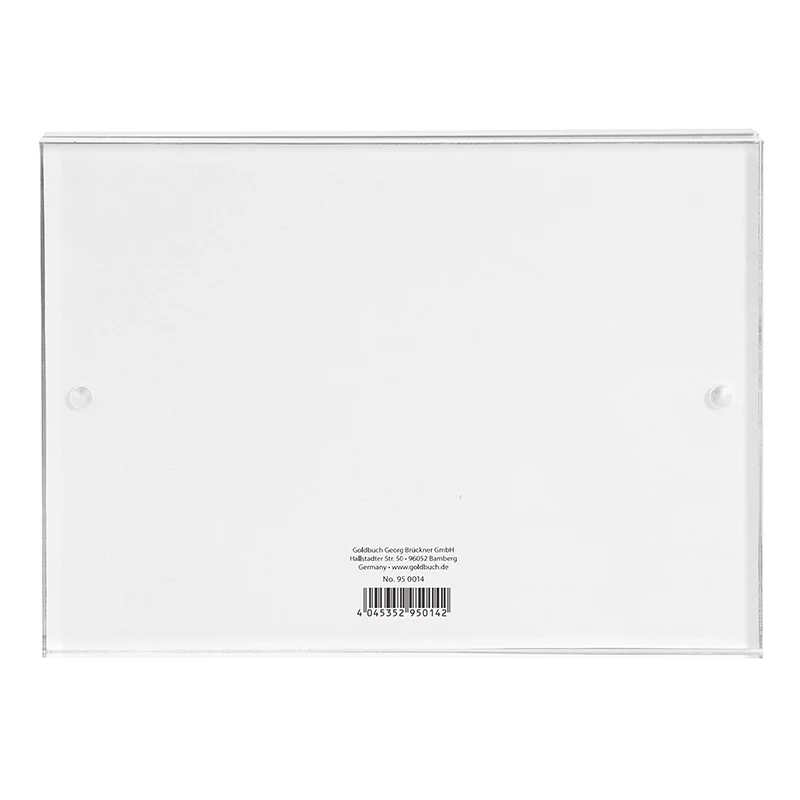 Goldbuch marco de fotos Pure de metacrilato 15x20 cm transparente rectangular vertical