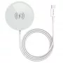 PEDEA Base de carga inalámbrica magnética 15W - USB-C, plata/blanco