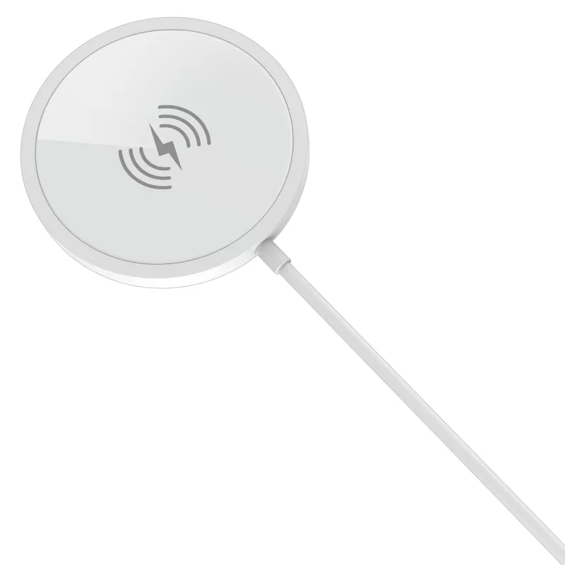 PEDEA Base de carga inalámbrica magnética 15W - USB-C, plata/blanco