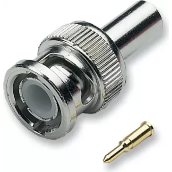 EFB Conector macho BNC para cable de vídeo, crimp, 0,6/2,8, 75 ohmios
