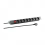 EFB Electronics Regleta de enchufes (montaje en rack) - entrada CEE 7/7 - salidas: 8 x CEE 7/3