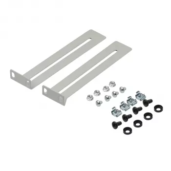 EFB-Elektronik Juego de escuadras para bandejas 1/2/3HE, 2 uds., RAL7035 gris claro