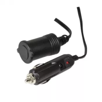 LogiLink Cable de extensión de fuente de alimentación - mechero (negro)