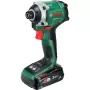 BOSCH UniversalImpactDrive 18V-210 Atornillador de impacto a batería (18V, 2,0Ah, Li-Ion, 1/4 pulgadas hexagonal, 210 Nm, 3400 rpm, maletín, POWER FOR ALL ALLIANCE)