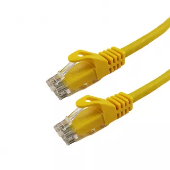 Grafenthal Cable de red CAT6 U/UTP CU PVC 0,50m Amarillo