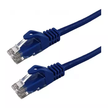 Latiguillo Grafenthal Cat6a U/UTP CU LSZH 0,25m azul
