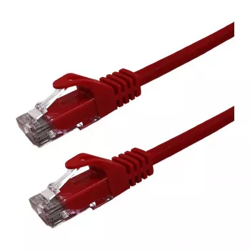 Latiguillo Grafenthal Cat6a U/UTP CU LSZH 0,25m rojo