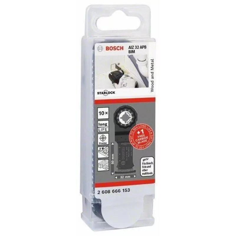 Bosch Starlock AIZ 32 APB + AIZ 32 APIT Set de hojas para multiusos, 11 piezas