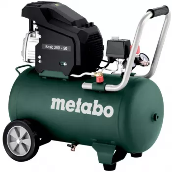 Metabo Basic 250-50 Compresor 230V 50L 8bar 110L/min lubricado con aceite