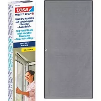Tesa Insect Stop Clip On 55360 suelo a techo 2,4x1,2m antracita