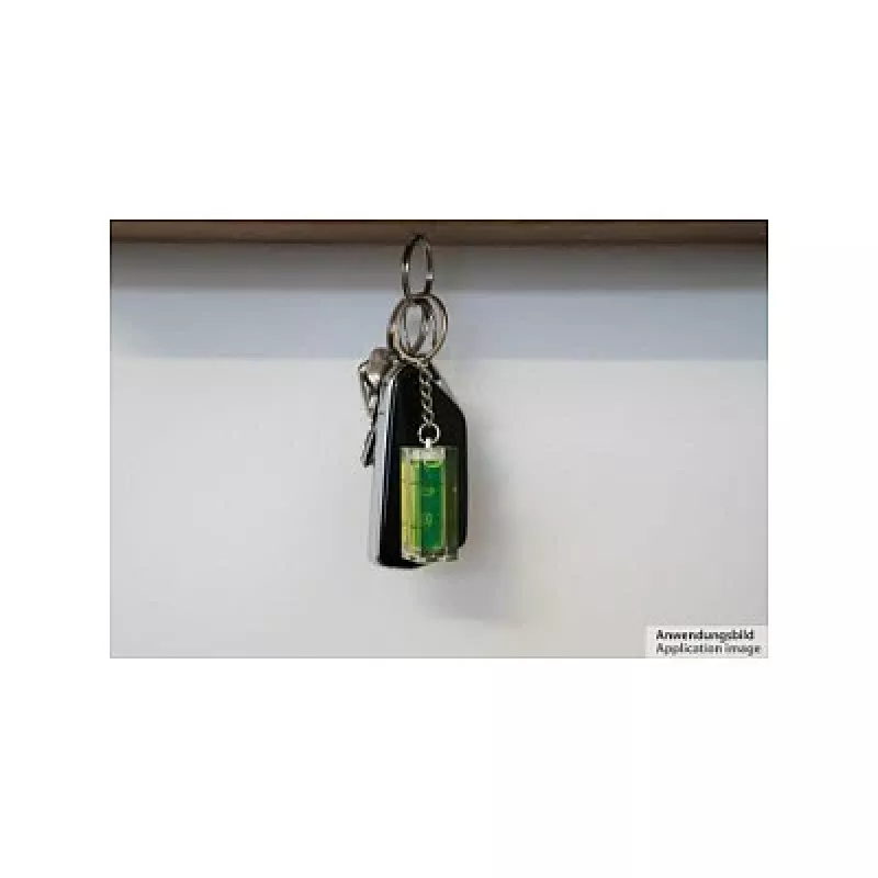 Kabelmeister Nivel de burbuja mini con llavero - negro