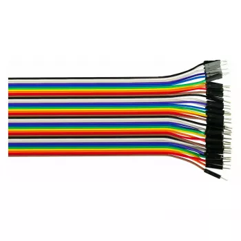 Kabelmeister Jumper Wire 40-Pin, cables separables para Arduino, Raspberry Pi, etc., macho a macho