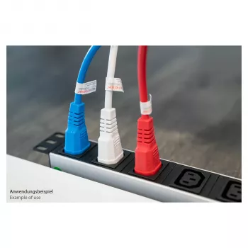 Kabelmeister Cable alargador IEC C14 a C13, azul, 1,8 m, 0,75 mm²