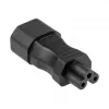Kabelmeister Cable Adaptador de Alimentación C14 a C5 0,2m Negro