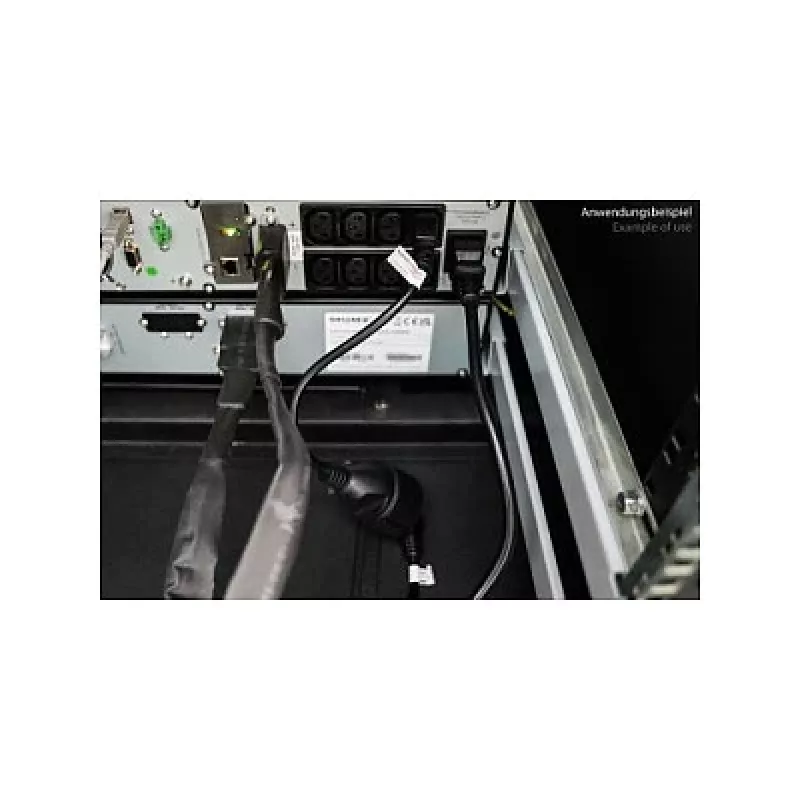 Kabelmeister Cable de alimentación C14 a toma Schuko negro 1m
