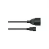 Kabelmeister Cable de alimentación C14 a toma Schuko negro 1m